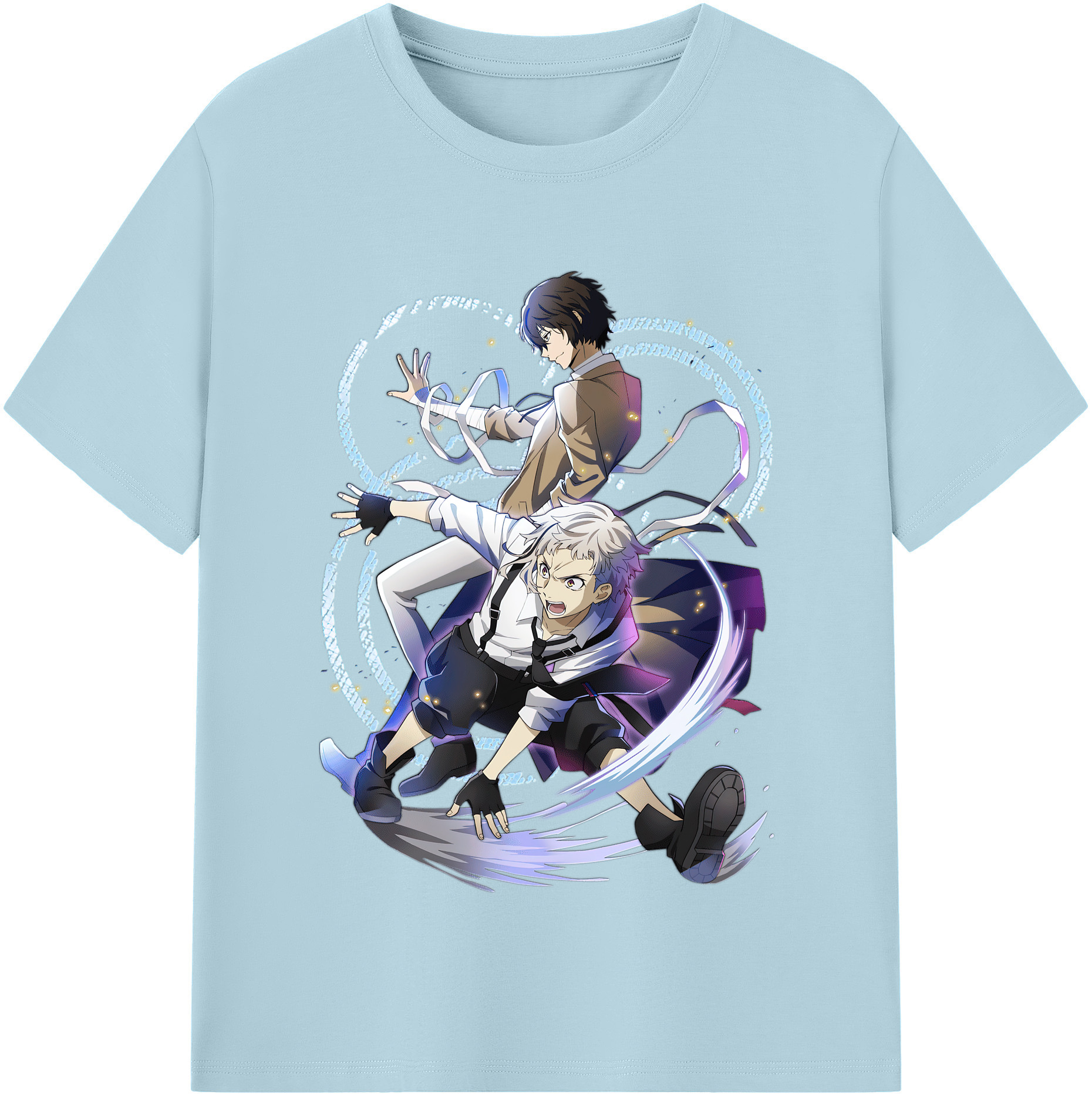 （画像用） 文豪ストレイドッグス Bungo Stray Dogs 綿100％半袖Tシャツ（フロントプリント）